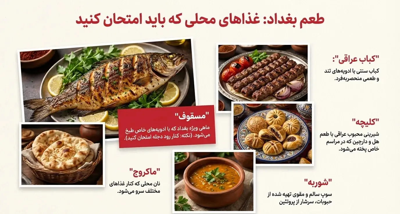 غذاهای محلی بغداد